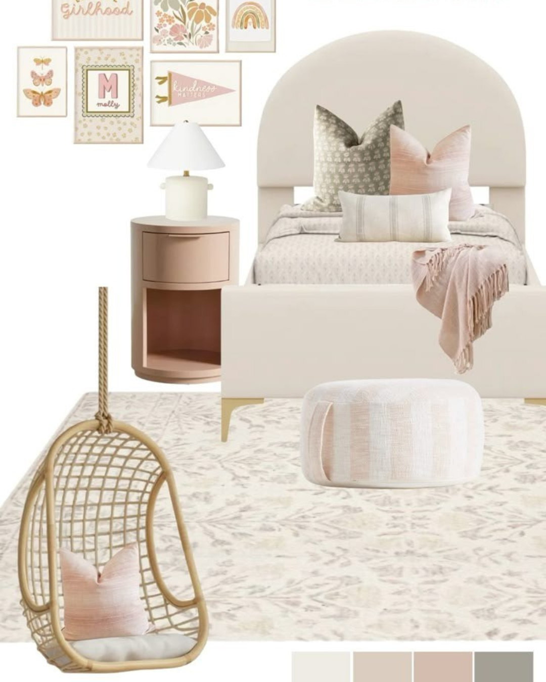 Bedroom Vibe Board - تأثيث غرف النوم